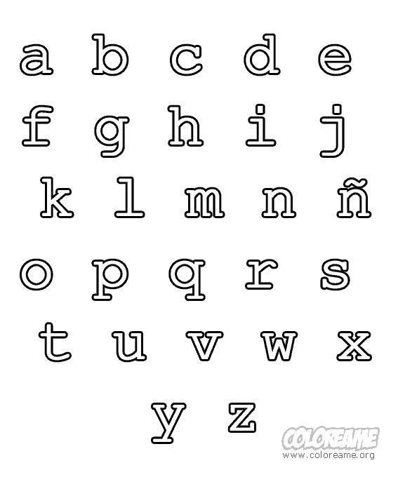 abecedario-pintar-courier-new-minuscula.gif (567×680) | Mis ...