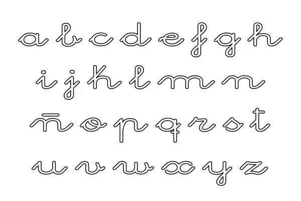 Abecedarios de letras cursivas para imprimir y colorear | Colorear ... Abecedarios de letras cursivas para imprimir y colorear | Colorear ...