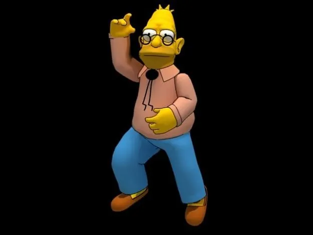 Abraham Simpson rigged 3D Model Game-ready .max - CGTrader.