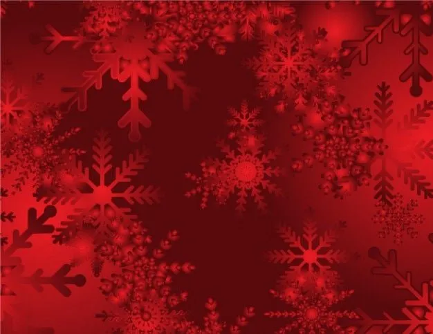abstracto navidad nieve en vector fondo rojo | Descargar Vectores ...