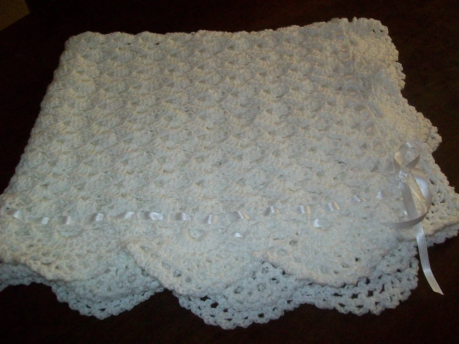 Puntos crochet para mantilla bebé - Imagui