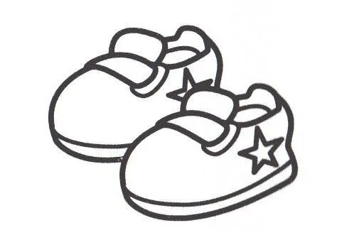 Dibujos para colorear de zapatos de bebé - Imagui