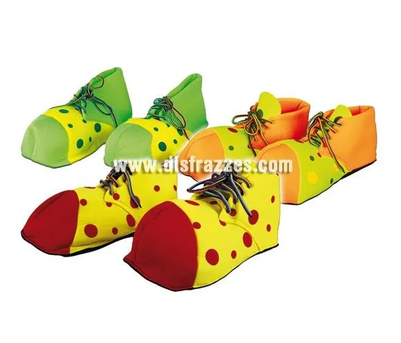 Zapatos de Payaso 28 cm. niños para Carnaval por sólo 5.75 ...