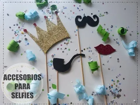 Accesorios para selfies [Kit de fiesta para Nochevieja] - YouTube