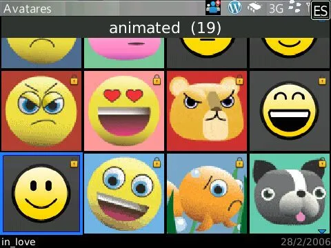 Avatares animados para blackberry messenger - Imagui