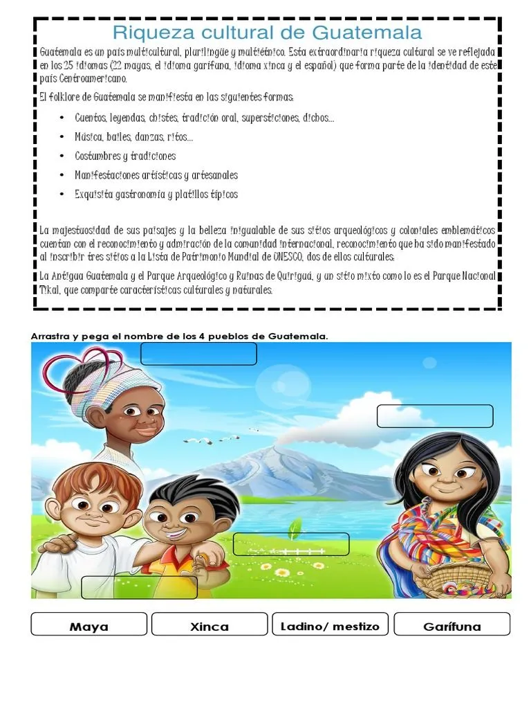 Actividad Etnias | PDF | Guatemala | Etnicidad