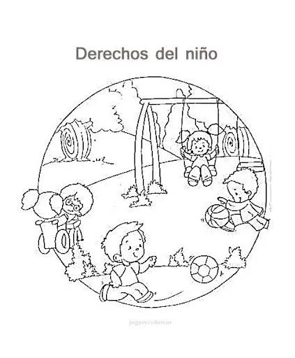 Dibujos de los derechos del niño para colorear - Imagui