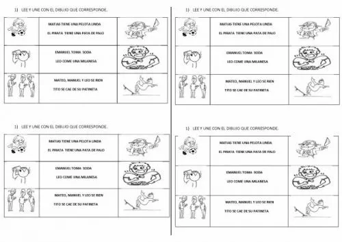 Imágenes de actividades para primer grado - Imagui