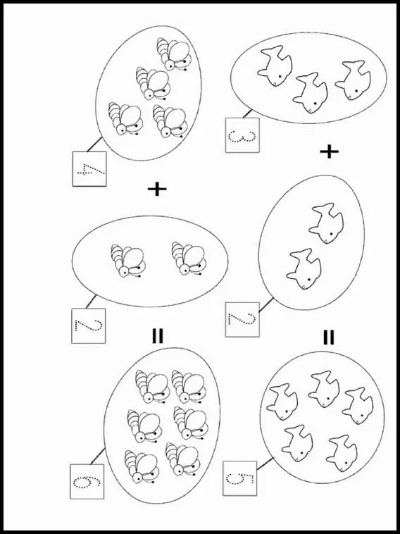 Actividades matematicas para preescolar - Imagui