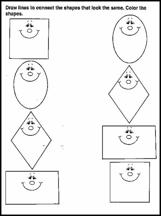 Actividad de figuras geometricas para preescolar - Imagui