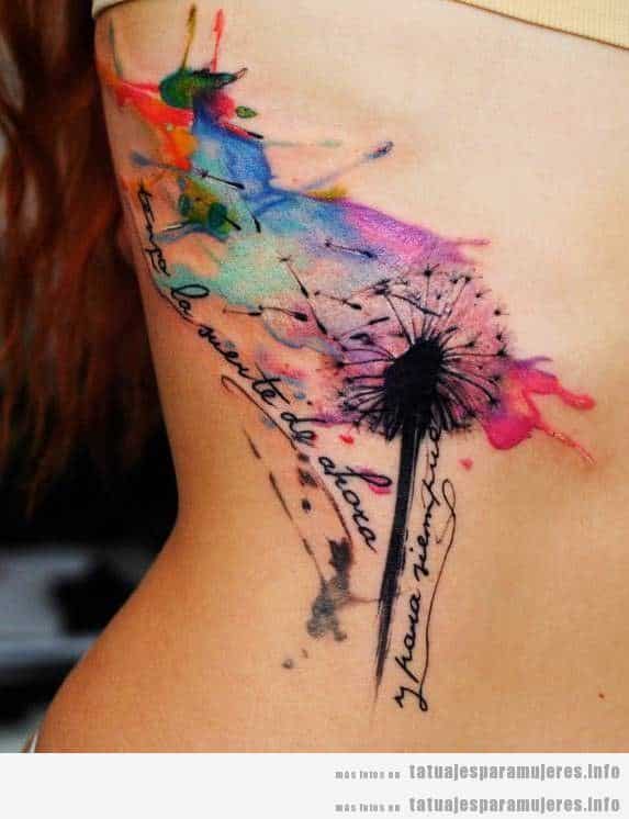 Acuarela | Tatuajes para mujeres | Blog de fotos de tattoos para ...