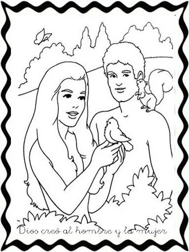 ADAN Y EVA : DIBUJOS DE ADAN Y EVA PARA COLOREAR ADAN Y EVA : DIBUJOS DE ADAN Y EVA PARA COLOREAR