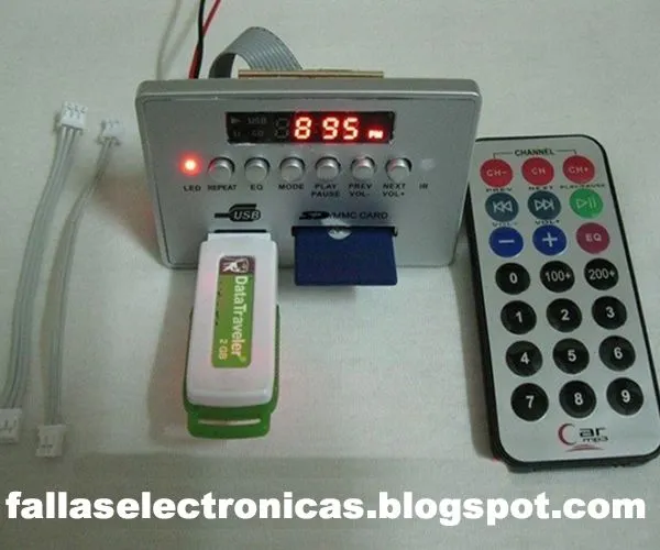 ADAPTAR LECTOR USB A EQUIPO DE SONIDO | Blog fallaselectronicas.com