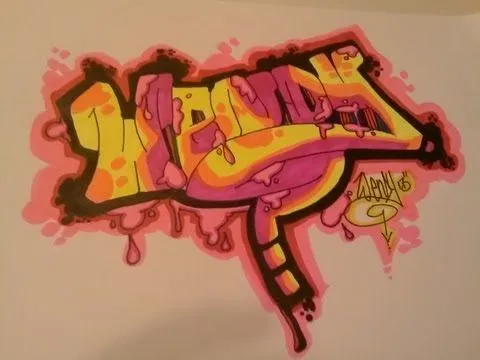 Adding Color to Basic Graffiti: WENDY - YouTube