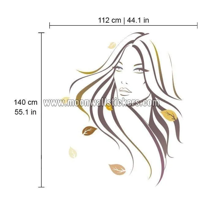 Adhesivo Silueta Moda Mujer - Moon Wall Stickers
