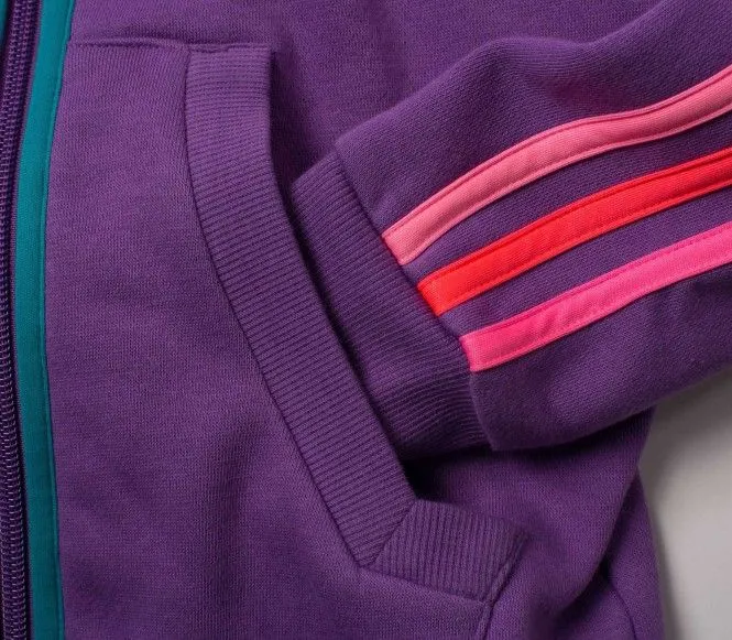 Adidas - Reinvented Full Zip Sudadera para niñas (rosa/morado ... Adidas - Reinvented Full Zip Sudadera para niñas (rosa/morado ...