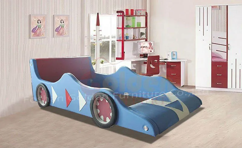 Adolescente moderno muebles azul niños camas de coches muebles ...