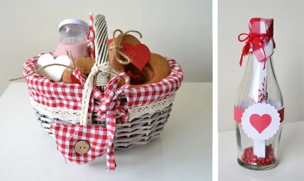 Botellas con dulces decoradas San Valentín - Imagui