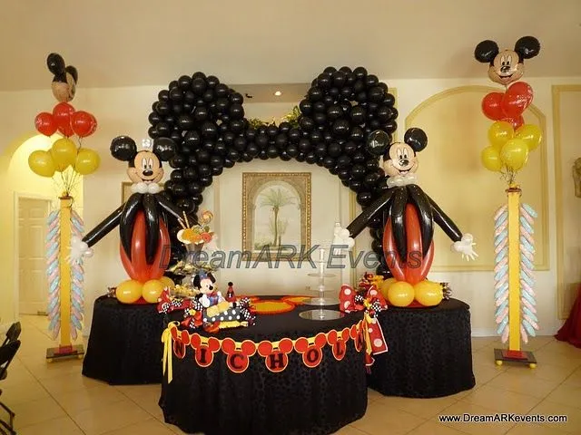 Decoraciónes de fiestas infantiles Mickey Mouse - Imagui