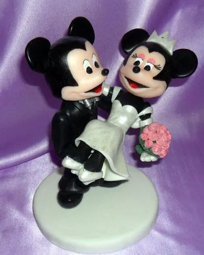 Adorno Mickey y Minnie casandose., Promocion de Personalized Cake ...