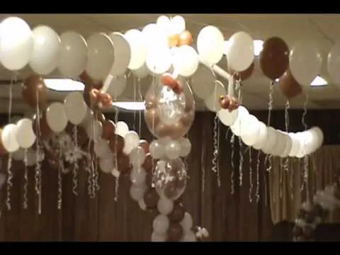 Como hacer adornos para boda con globos - Imagui