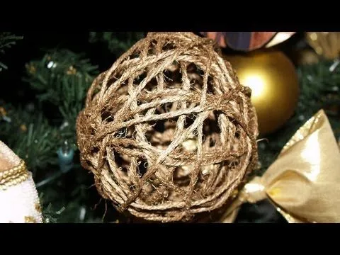 Adornos para el Árbol de Navidad 4: Esferas de Hilo - Christmas ...