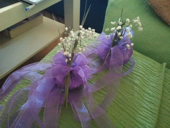 Mis adornos para el coche - Manualidades - Foro Bodas. Mis adornos para el coche - Manualidades - Foro Bodas.
