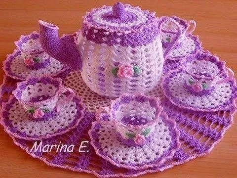 Manualidades tejidas a crochet para la cocina - Imagui