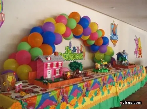 Adornos para cumpleaños infantiles Backyardigans - Imagui