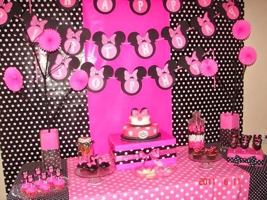 Manualidades para cumpleaños de niñas de Minnie - Imagui