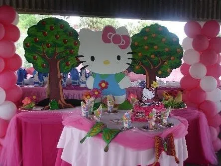Decoraciónes de fiesta Hello Kitty - Imagui