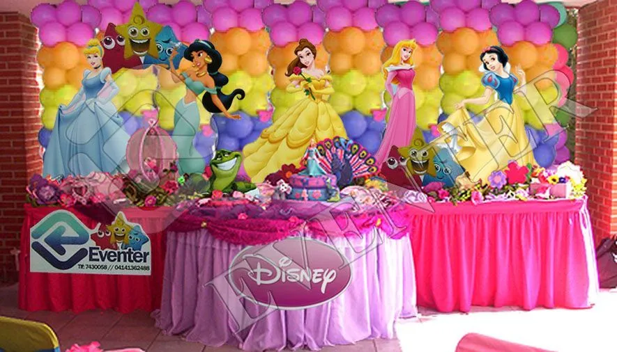 Decoración de fiestas infantiles en princesas - Imagui