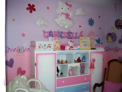 Decoración para cuartos de niña en foamy - Imagui