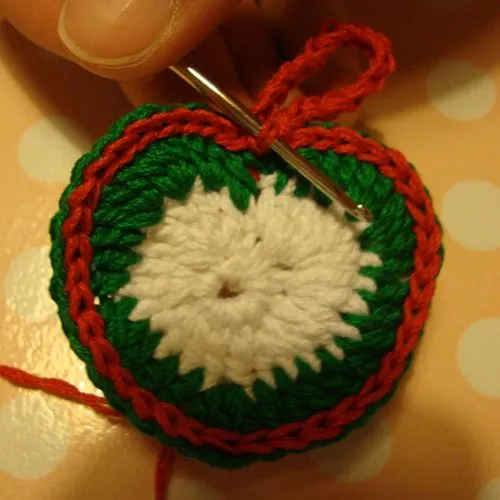 Adornos de Navidad: Corazones a crochet | El Taller de Lau