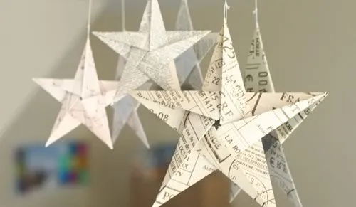 Adornos navideños origami - Blog decoración estilo nórdico ...