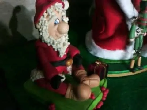 Adornos navideños en porcelana fria - YouTube