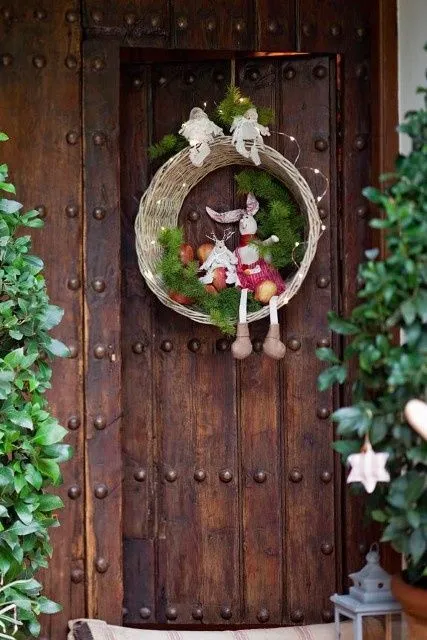 Adornos Navideños para la puerta | Navidad | Pinterest
