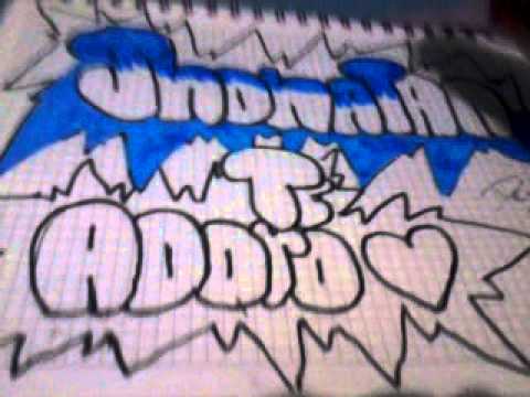 te adoro en graffiti - YouTube