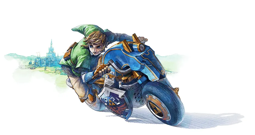 AEROBLASTER: Master Cycle, la moto de Link para Mario Kart 8