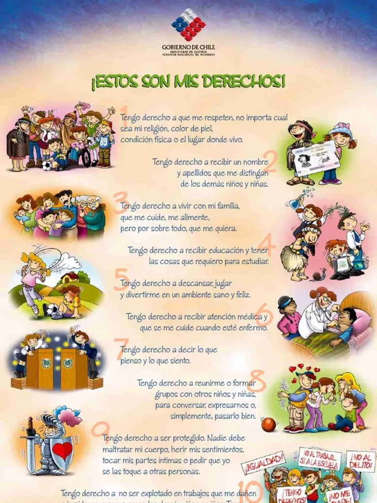 Afiche. Derechos Del Niño | PDF