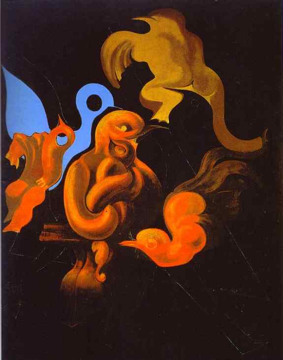 After Us Motherhood", Oil by Max Ernst (1891-1976, Germany)