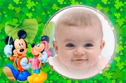 Fotomontajes Infantiles - Mickey Mouse y Minnie | Fotomontajes ...