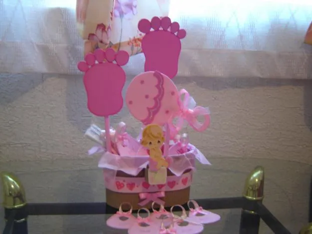 Imagenes de centro de mesa para baby shower de niña - Imagui