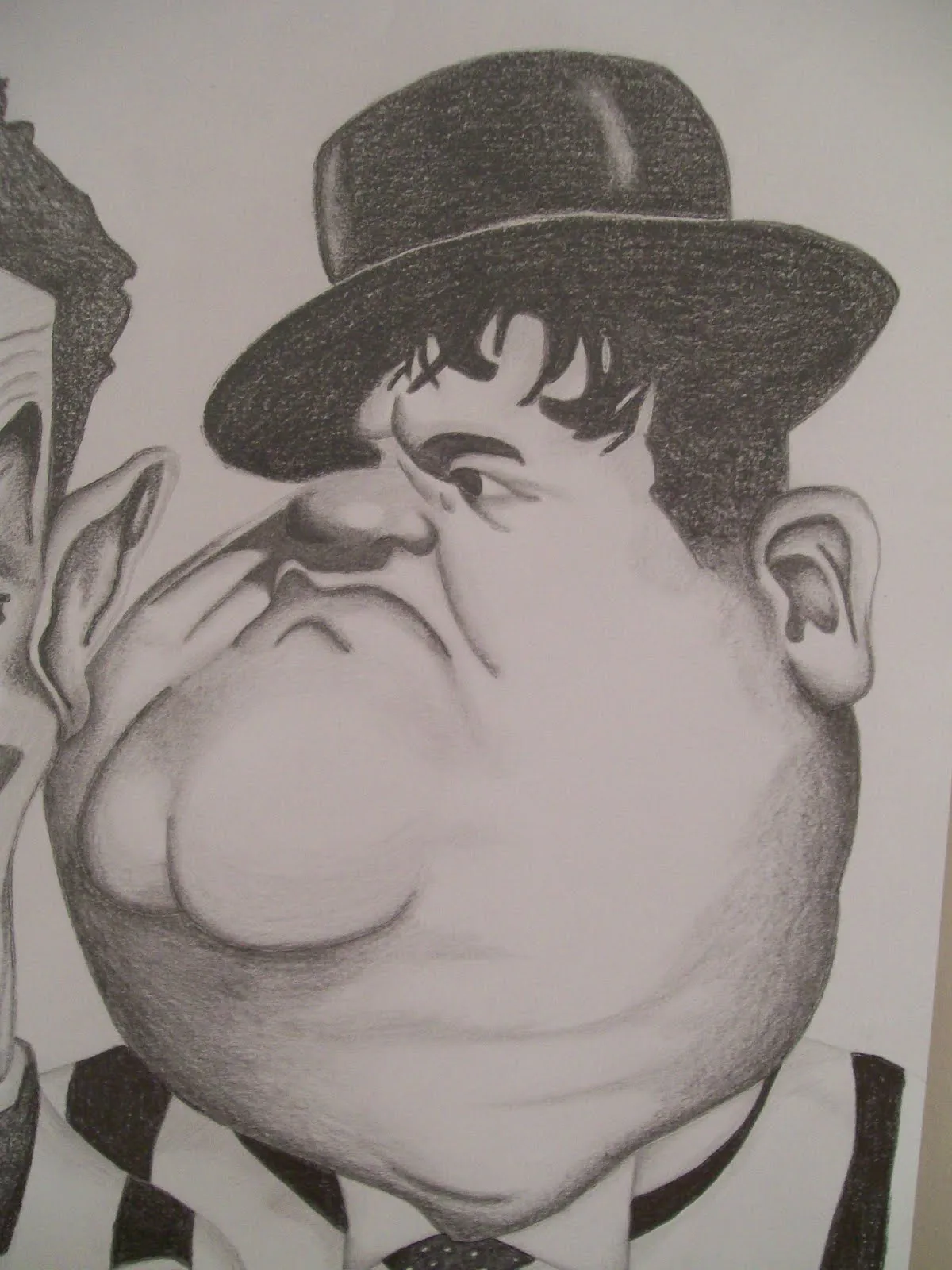 AGUSTINA ACUÑA: Caricatura El gordo y el flaco AGUSTINA ACUÑA: Caricatura El gordo y el flaco