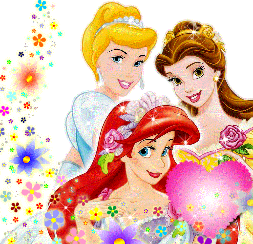 AKI GIFS: Gifs animados Princesas Disney