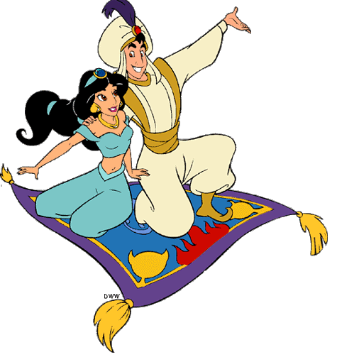 aladino y su Lampara maravillosa Jazmín Personajes de Disney ...