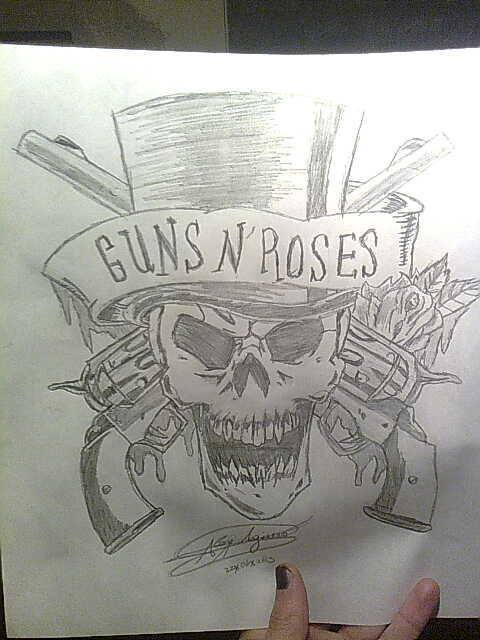 alanfenrihr1: Guns N' Rose Logo Un Dibujo... - Pequeñas Ojeras