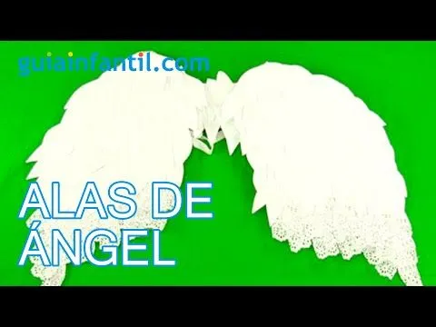 Cómo hacer unas alas de ángel paso a paso - YouTube