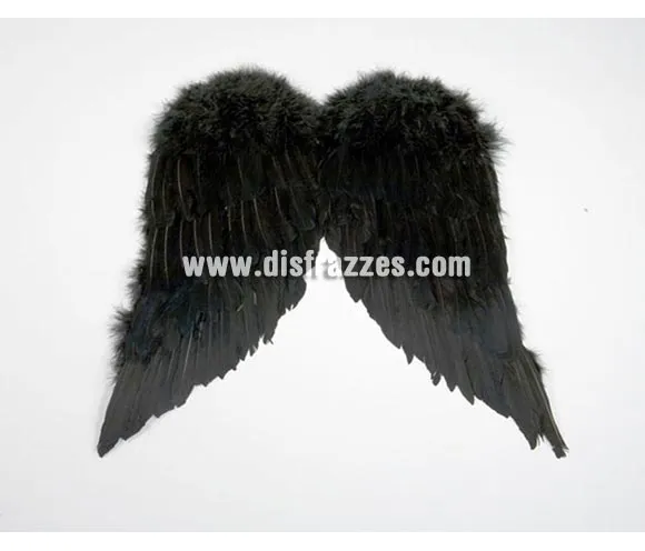 Alas de Ángel con plumas negras de 47x39 cm. por sólo 8.95 ...