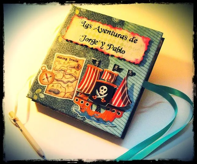 Álbum de fotos personalizado : Aventuras de pequeños piratas ...